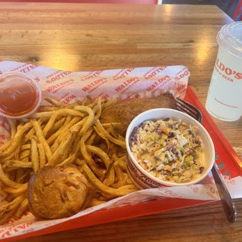 Waldo's Chicken & Beer - Cheddar biscuit, fries, slaw and dark meat chicken - Chicken Shop Near Me - Mountain Brook, Alabama Waldo's Chicken & Beer - Cheddar biscuit, fries, slaw and dark meat chicken - Chicken Shop Near Me - Mountain Brook, Alabama