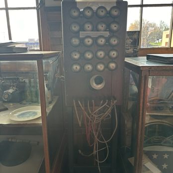 Mena Depot Center - First telephone in Polk County. - Mena, Arkansas