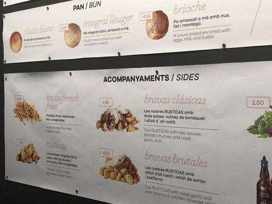 Menu photo 3 Bacoa Barcelona, B