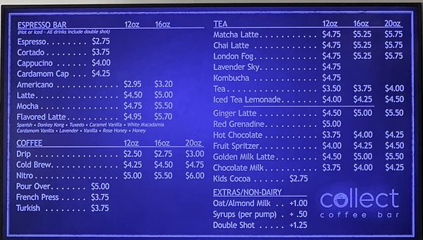 Menu photo 5 Collect Coffee Bar Fresno, CA Menu photo 5 Collect Coffee Bar Fresno, CA