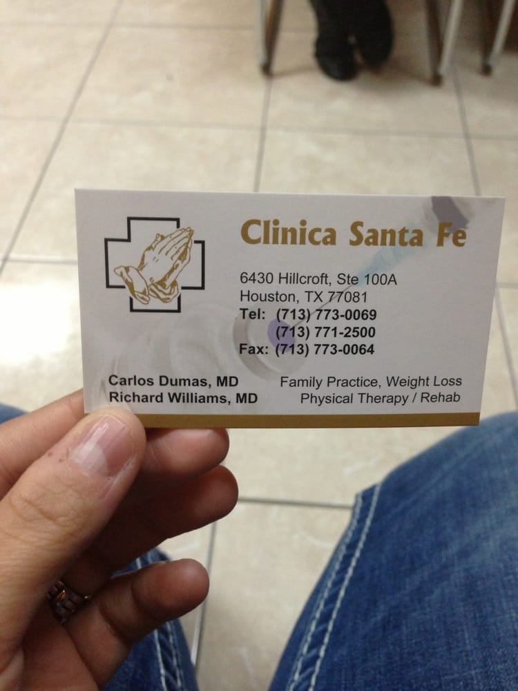 CLINICA SANTA FE Updated October 2024 6430 Hillcroft St, Houston