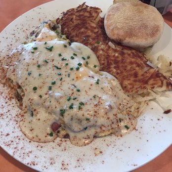 Storm Castle Cafe - Dustin's Smothered and Covered Omelet - Breakfast & Brunch Near Me - Bozeman, Montana Storm Castle Cafe - Dustin's Smothered and Covered Omelet - Breakfast & Brunch Near Me - Bozeman, Montana