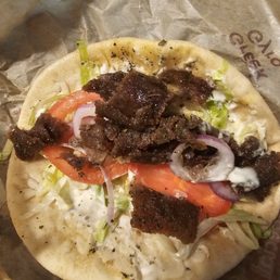 Very hard meat and had a lot more of everything else but very little meat. Believe me, I didn't eat that nasty thing. Very hard meat and had a lot more of everything else but very little meat. Believe me, I didn't eat that nasty thing.