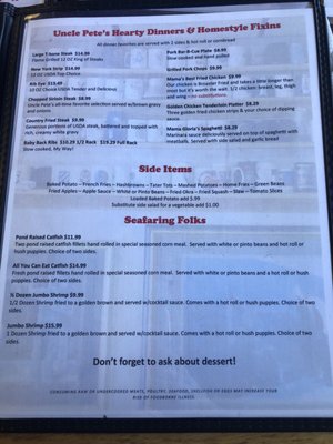 Menu photo 8 Uncle Petes Home Cooking Lebanon, TN Menu photo 8 Uncle Petes Home Cooking Lebanon, TN