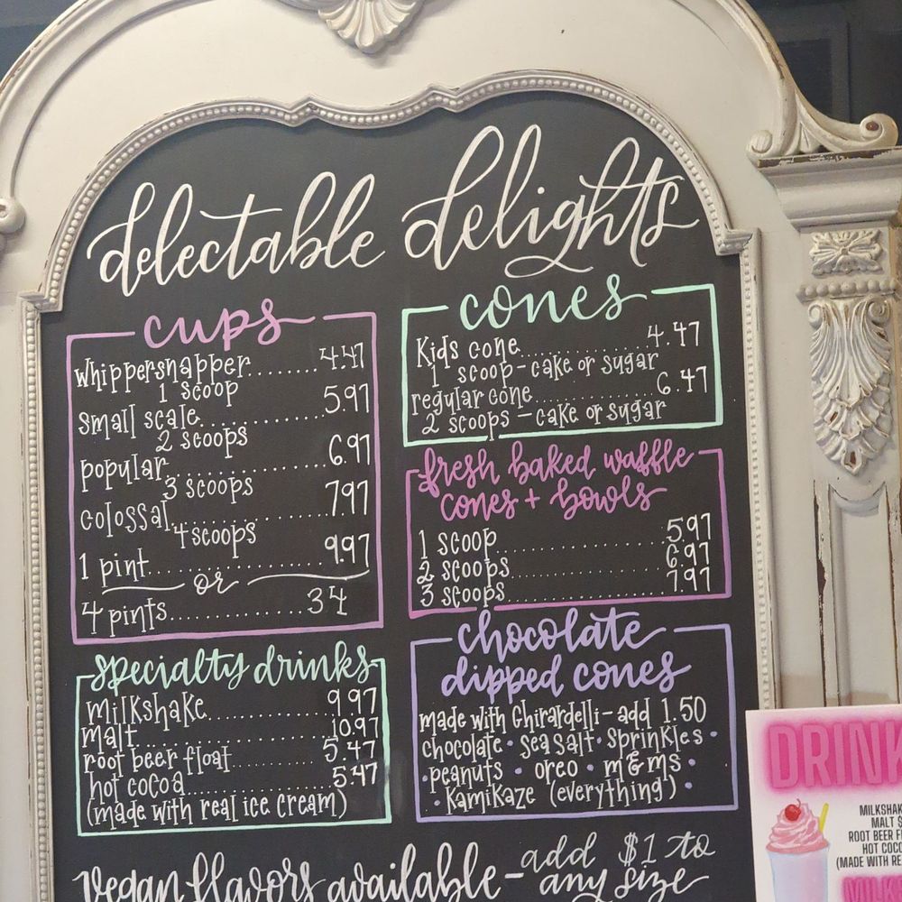 Delectable Delights - Menu as of June 2026. - Toy Stores Near Me - Winter Haven, Florida