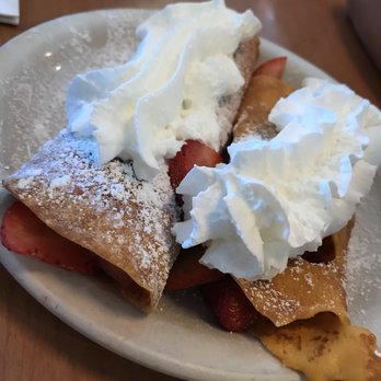 Millbrae Pancake House - Strawberry Swiss pancakes - American Near Me - Millbrae, California Millbrae Pancake House - Strawberry Swiss pancakes - American Near Me - Millbrae, California