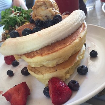 Five Leaves - Ricotta Pancakes - New American Near Me - Brooklyn, New York Five Leaves - Ricotta Pancakes - New American Near Me - Brooklyn, New York