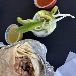 Tacos Reyes - Carne Asawa Burrito