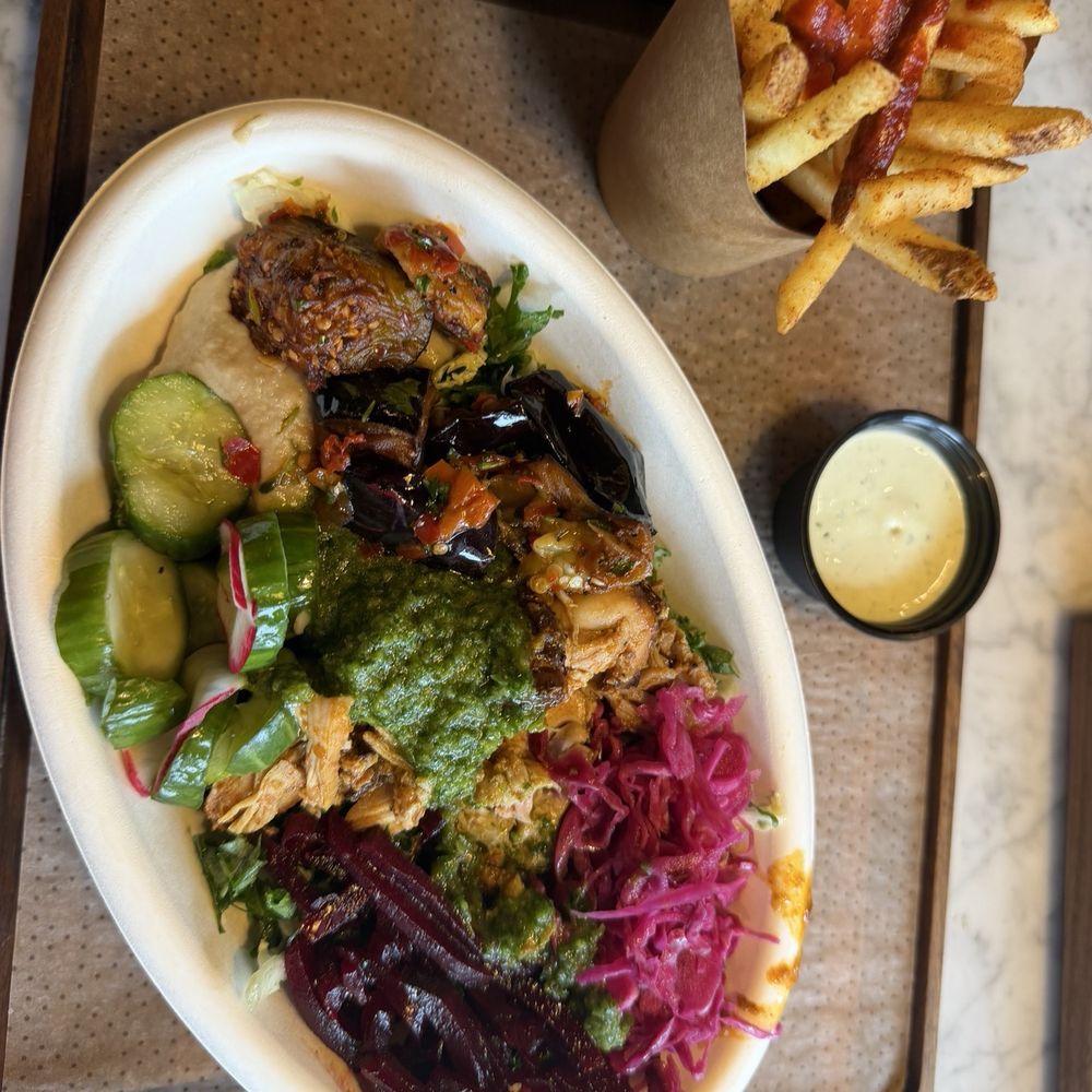 Brassica - Salad with chicken - Mediterranean Near Me - Columbus, Ohio Brassica - Salad with chicken - Mediterranean Near Me - Columbus, Ohio
