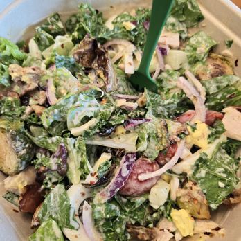 CHOP N FRESH - Cobb Boom Salad (modified from menu) - Salad Near Me - Huntsville, Alabama CHOP N FRESH - Cobb Boom Salad (modified from menu) - Salad Near Me - Huntsville, Alabama