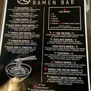 Noods Ramen Bar - Their menu. - Ramen Near Me - Honolulu, Hawaii Noods Ramen Bar - Their menu. - Ramen Near Me - Honolulu, Hawaii