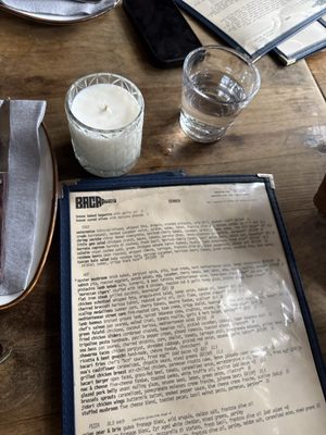 Menu photo 1 Bacari Silverlake Los Angeles, CA
