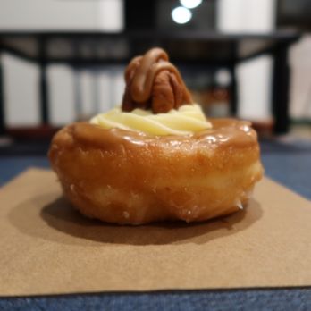 Alise Donuts - Cream Cheese Pecan Donut, side - Bubble Tea Near Me - Cleveland, Tennessee Alise Donuts - Cream Cheese Pecan Donut, side - Bubble Tea Near Me - Cleveland, Tennessee