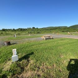 Waves End RV Park - This is the pull through site next to ours.