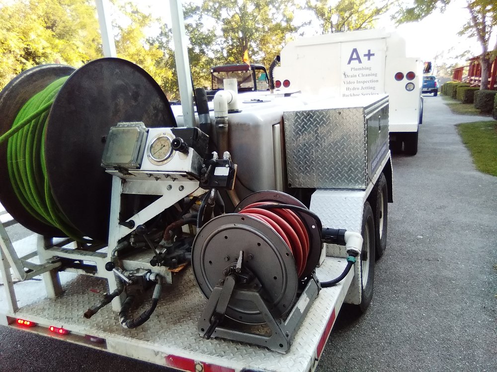 Slide of A+ Plumbing and Drain Cleaning