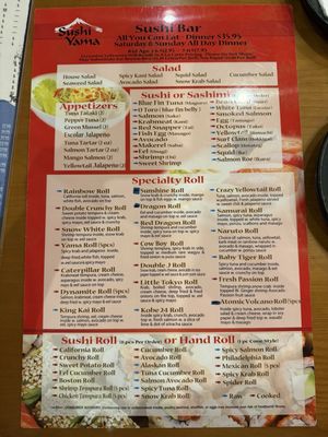 Menu photo 2 Sushi Yama Wellington, FL