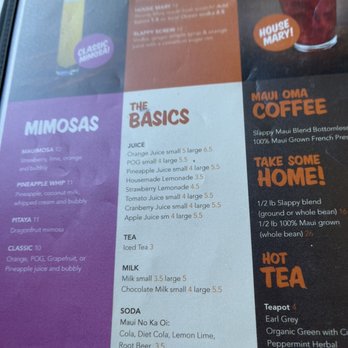 Slappy Cakes - Menu - Breakfast & Brunch Near Me - Lahaina, Hawaii