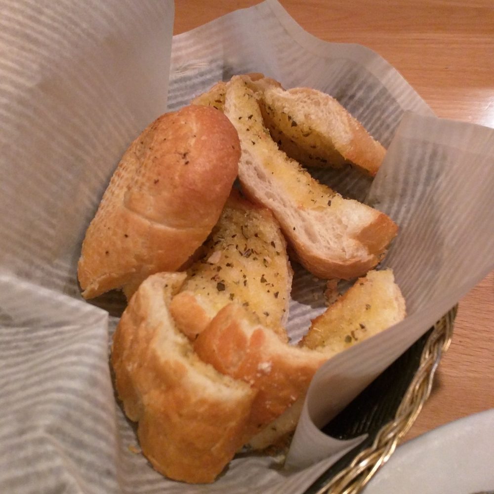 Pizza Plaza Restaurant - Garlic bread that came with meal. - Pizza Near Me - Anchorage, Alaska