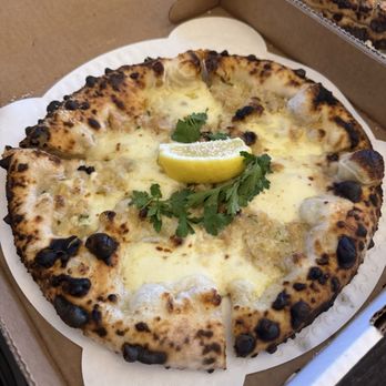 Lazzari - White Clam Pizza - Bars Near Me - Portland, Maine