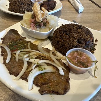 Cubanidad - Cuban Steak bistec de Palomilla Boiled Yucca with Mojo - Cuban Near Me - Henderson, Nevada
