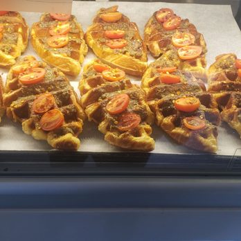 Croffle House - Basil with pesto croffles - Bakeries Near Me - Flushing, New York Croffle House - Basil with pesto croffles - Bakeries Near Me - Flushing, New York