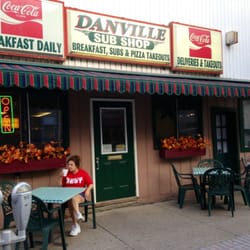 Danville Sub Shop - Danville Sub Shop with Owner Tina Randello enjoying the Fall Weather.