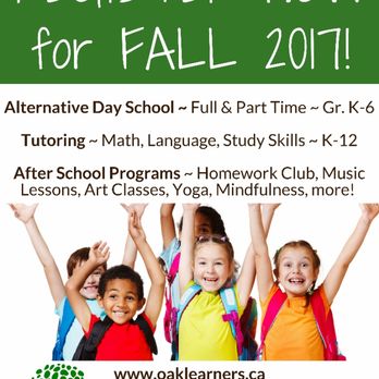 Oak Learners - Register for Fall 2017 at www.oaklearners.ca/fallwinter2017 - Private Tutors Near Me - Etobicoke, Ontario