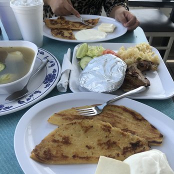 Pupuseria la salvadoreña - Riguas with cream & cheese. - Salvadoran Near Me - Indianapolis, Indiana