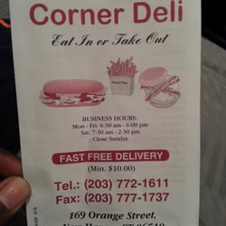 K & G Deli Menu