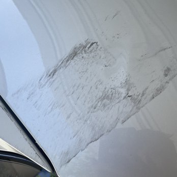 Caliber Collision - BEFORE: Scratches on hood - Body Shops Near Me - Lake Forest, California Caliber Collision - BEFORE: Scratches on hood - Body Shops Near Me - Lake Forest, California