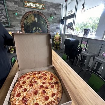 Coley's Pizza - Pepperoni pizza well done - Pizza Near Me - Pembroke Pines, Florida Coley's Pizza - Pepperoni pizza well done - Pizza Near Me - Pembroke Pines, Florida