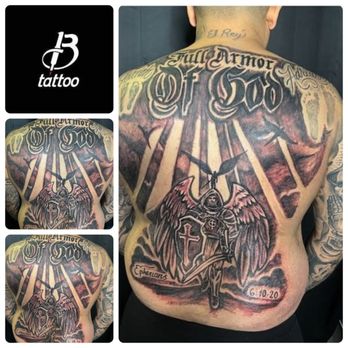 Studio101 from Blaze ink Studio - full back tattoo - Tattoo Near Me - Chicago, Illinois
