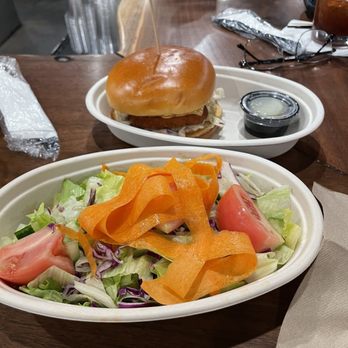Big Red Orchard - Side salad and chicken sandwich - Farmers Market Near Me - Washington, Michigan Big Red Orchard - Side salad and chicken sandwich - Farmers Market Near Me - Washington, Michigan