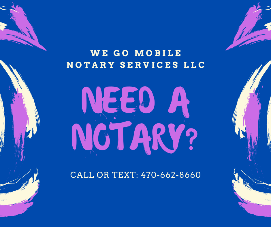 WE GO MOBILE NOTARY SERVICES Dunwoody, GA Yelp