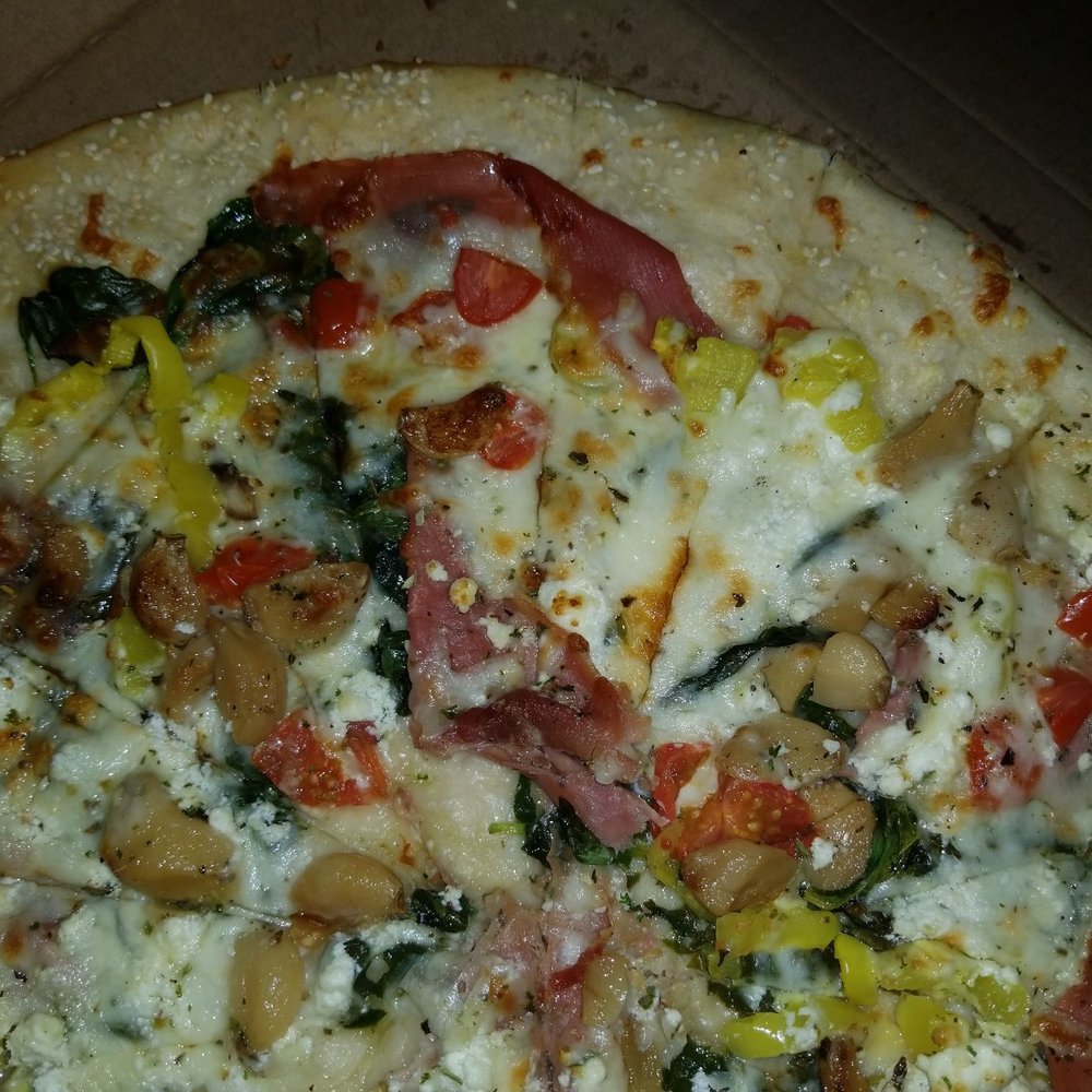 Ramundo's Pizzeria - All the proccuito is on one slice of this extra large pizza - Pizza Near Me - Cincinnati, Ohio Ramundo's Pizzeria - All the proccuito is on one slice of this extra large pizza - Pizza Near Me - Cincinnati, Ohio