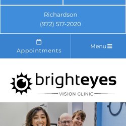 Bright Eyes Vision Clinic - The website listed above takes you here! This is NOT the Thornton clinic website.