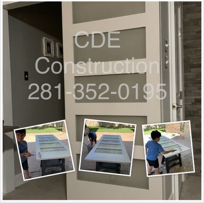 CDE Construction Logo