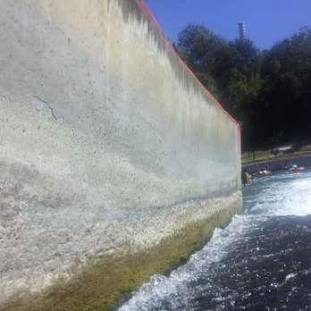 Tube-Chute - The end of the 1st chute on Comal River - Tubing Near Me - New Braunfels, Texas Tube-Chute - The end of the 1st chute on Comal River - Tubing Near Me - New Braunfels, Texas