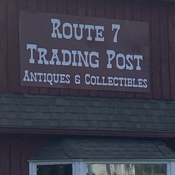 Route 7 Trading Post - Store sign from parking lot
