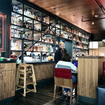 Ember - Behind the bar seating - American Near Me - Houston, Texas