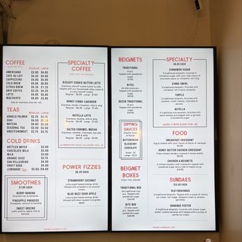 Beignets & Brew - Menu - Coffee & Tea Near Me - Alpharetta, Georgia