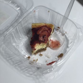 Bread and Butter Bakery - The $4.50 slice of cheesecake... 2 bites and it's almost gone - Bakeries Near Me - Covington, Georgia