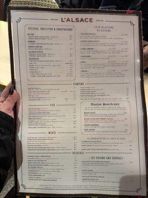 Menu photo 1 L'Alsace Paris, 75