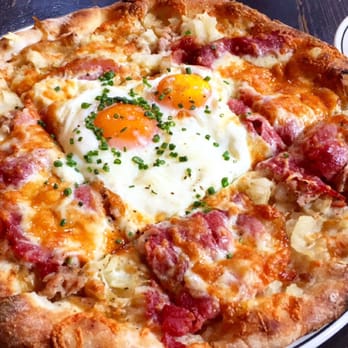 Woodberry Kitchen - Breakfast flat bread - American Near Me - Baltimore, Maryland Woodberry Kitchen - Breakfast flat bread - American Near Me - Baltimore, Maryland