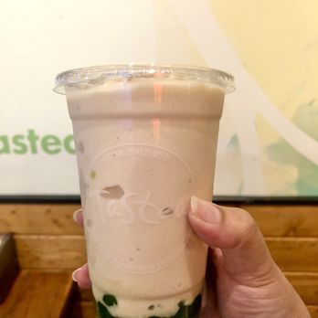 Tastea - 24oz horchata crunch smoothie with honey boba-- so good! - Coffee & Tea Near Me - Sunnyvale, California