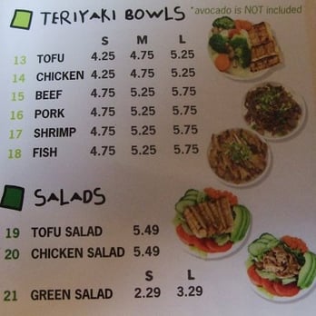 Chop Teriyaki - Bowls and Salads - Japanese Near Me - Pico Rivera, California