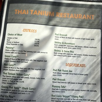 Thai Tanium Restaurant - Thai Near Me - Gaithersburg, Maryland