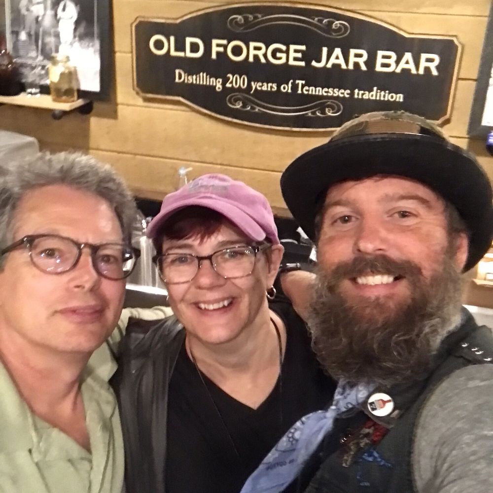 Old Forge Distillery - Bartender taking selfie with us. - Distilleries Near Me - Pigeon Forge, Tennessee Old Forge Distillery - Bartender taking selfie with us. - Distilleries Near Me - Pigeon Forge, Tennessee