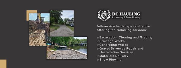 DC Hauling Excavating & Gravel Driveway Specialists