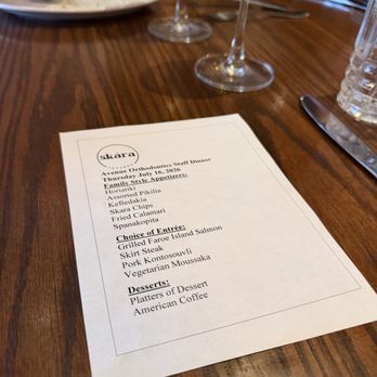 Skara Taverna - Group menu - Greek Near Me - Williston Park, New York Skara Taverna - Group menu - Greek Near Me - Williston Park, New York